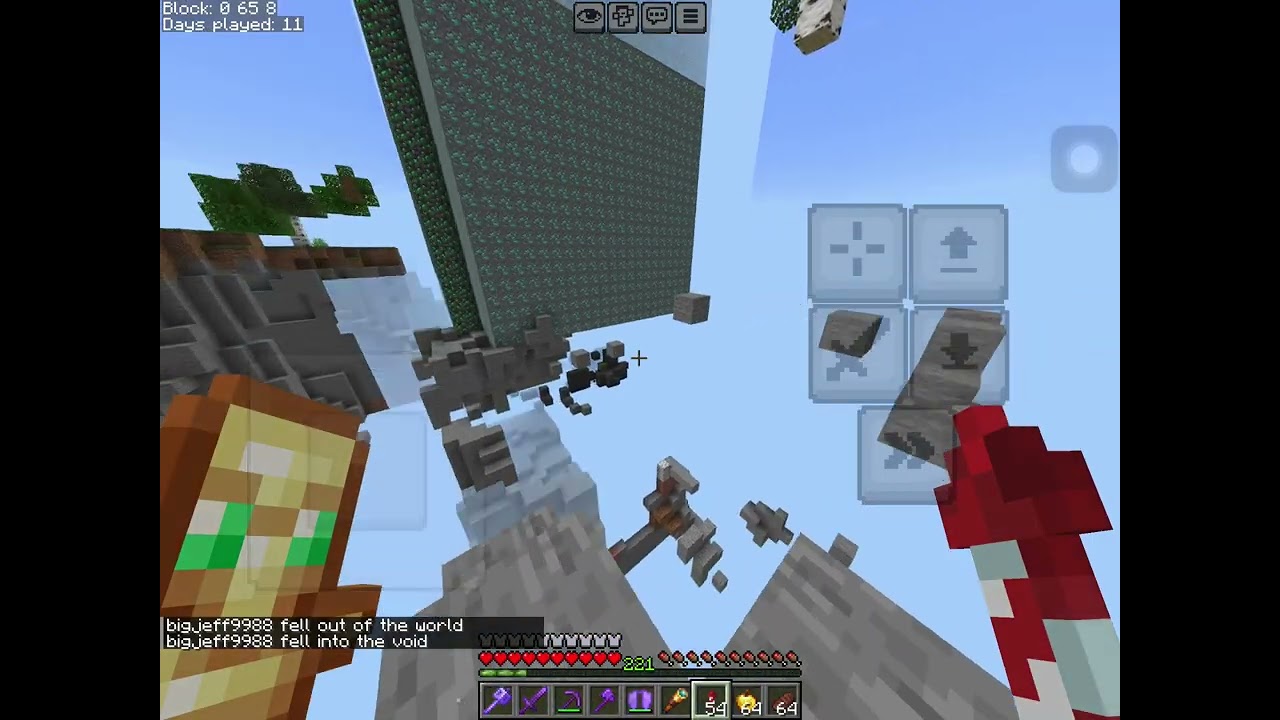 I destroyed my world[i used cheats]😎🤟