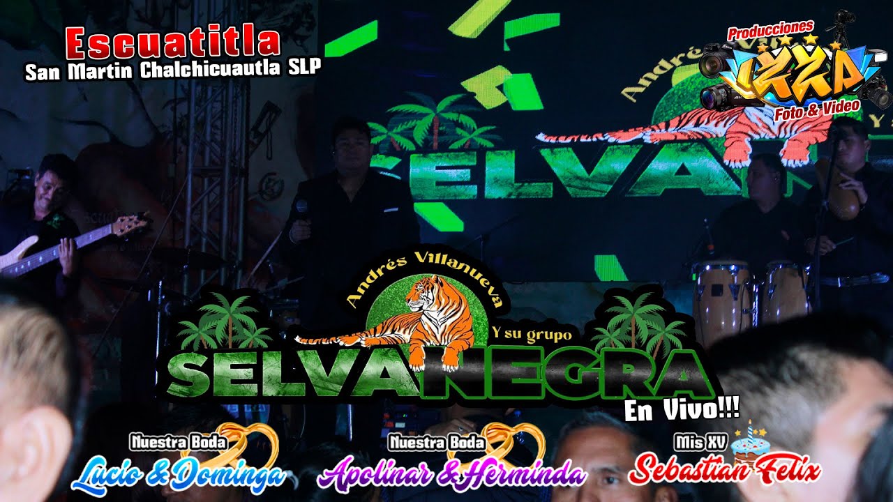 LAS CEBOLLITAS VERDES  🌴🌴Grupo Selva Negra de Andres Villanueva en Escuatitla San Martin Chalchicua