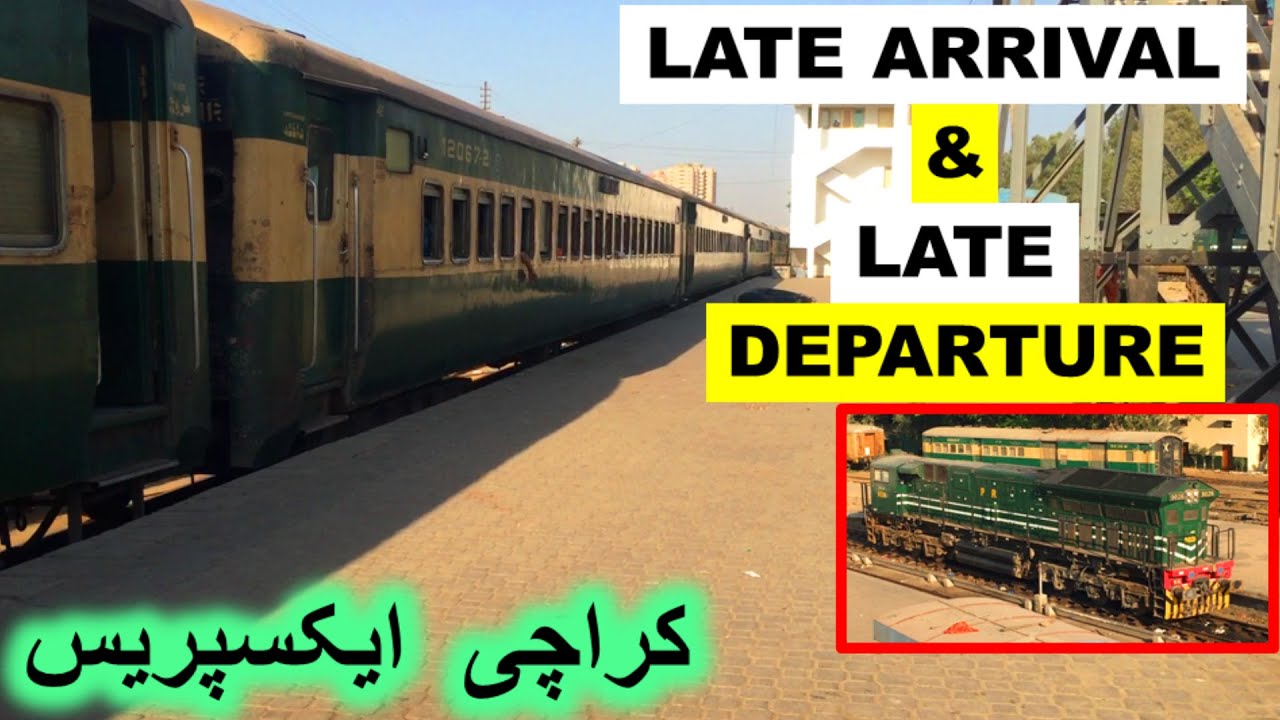 Arrival & Departure Of 15Up Karachi Express from Karachi Cant Railway Station - Pak RailMania