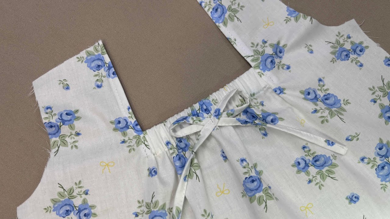 How to easily sew a neckline using elastic