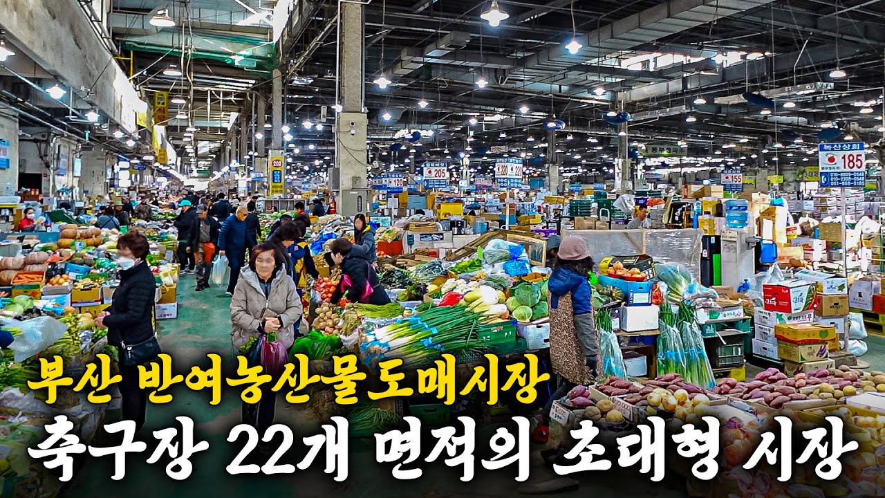 반여농산물시장 내부는 어떻게 되어있을까?