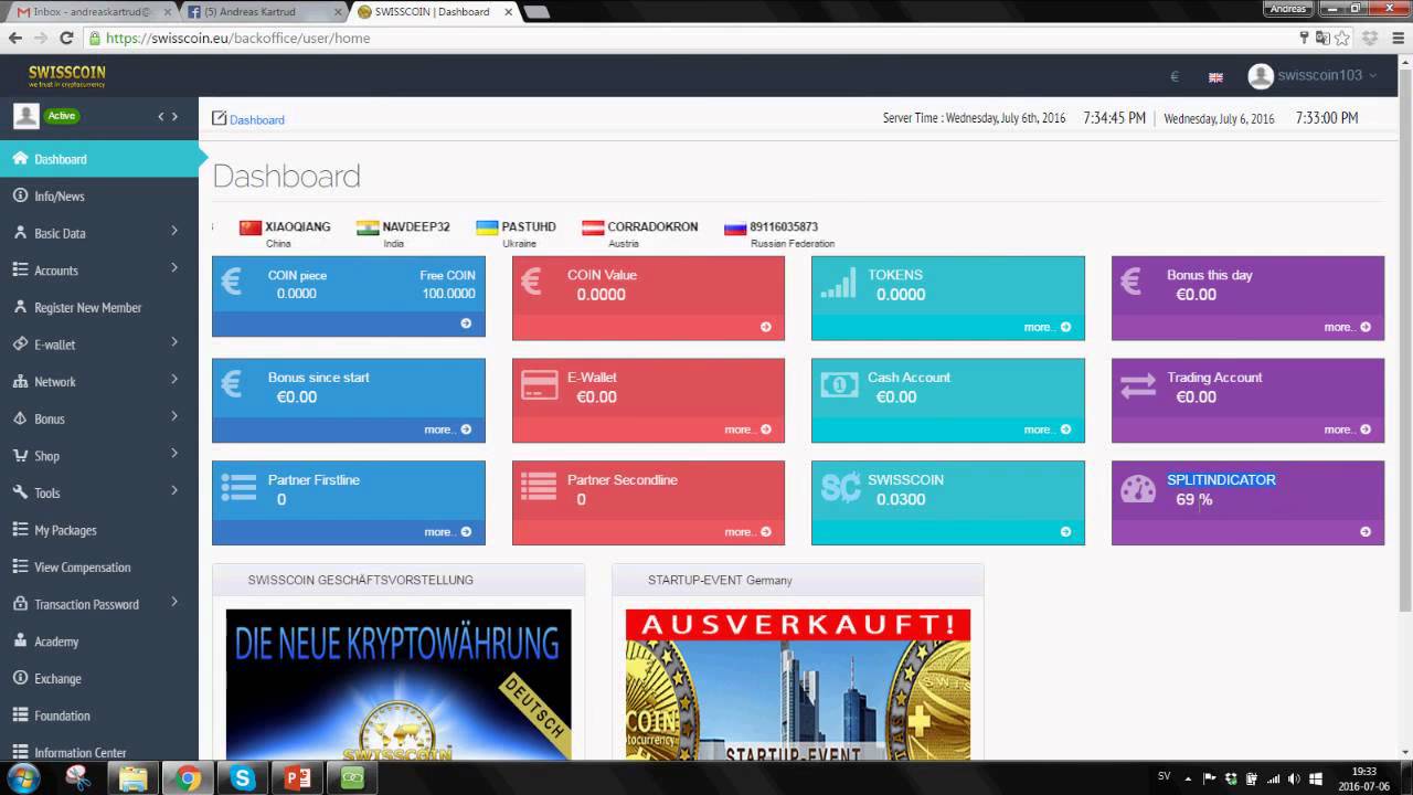 Swisscoin Business Tutorial #1 HOW TO CREATE AND SET UP YOUR SWISSCOIN ACCOUNT HD, 720p