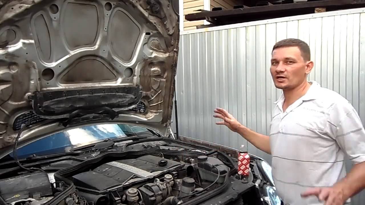 =MERCEDES W211. ПРОМЫВКА ДВИГАТЕЛЯ СОЛЯРКА с МАСЛОМ ®️