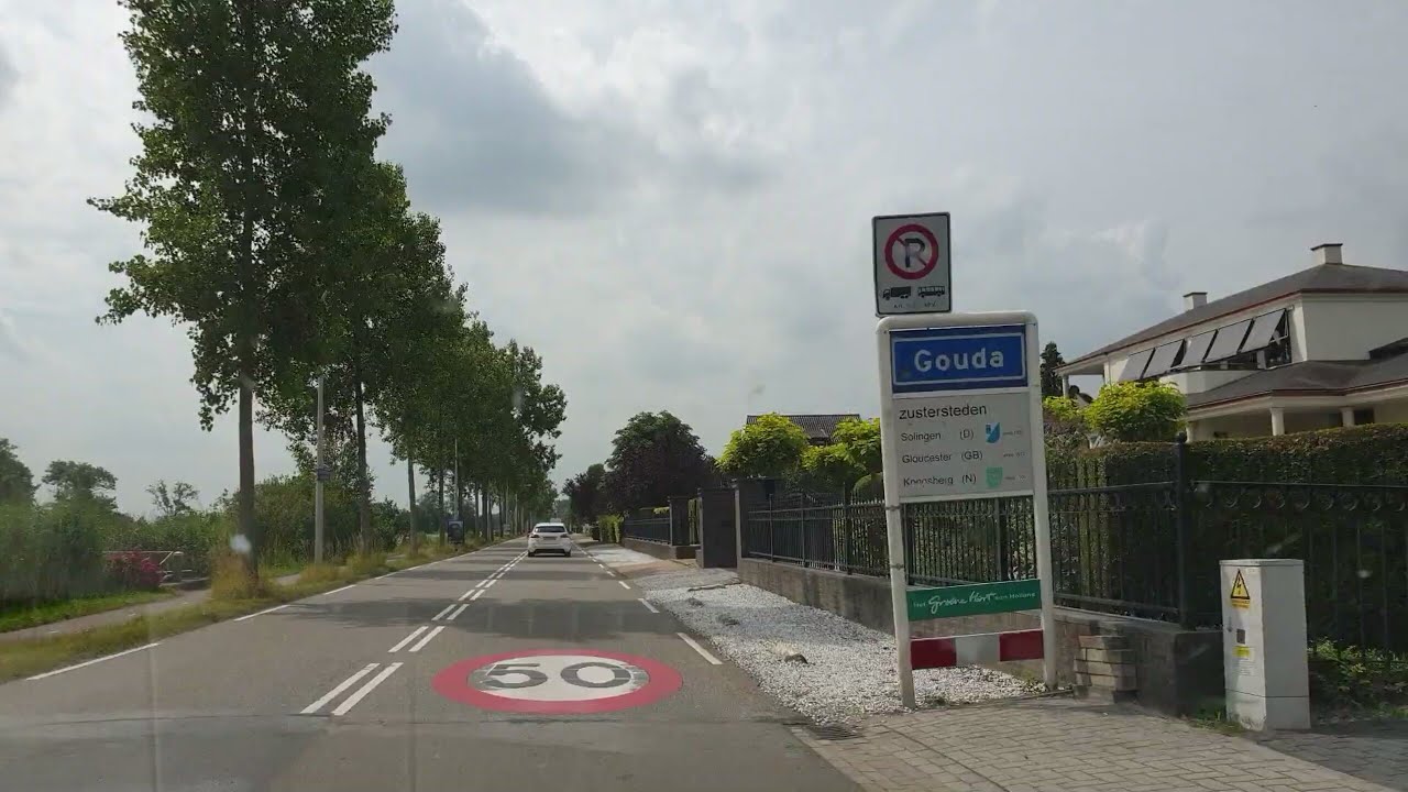 Dashcam Beelden Reeuwijk: Reeuwijkse Randweg Aansluiting A12 ---》Gouda Burgemeester Martens singel.