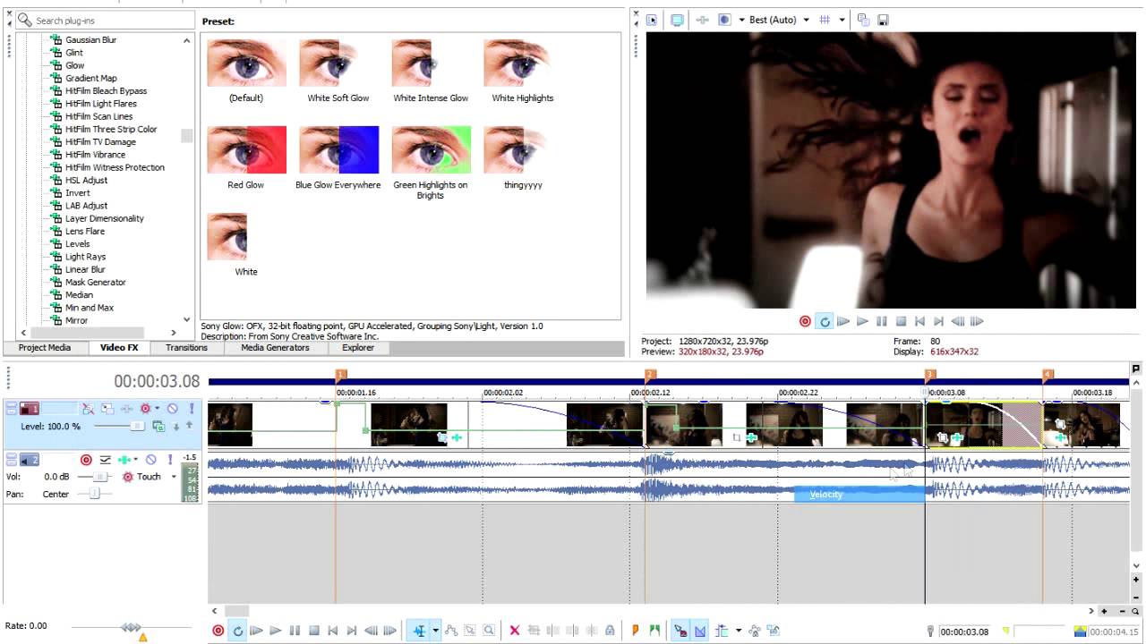 Sony Vegas Pro - Velocity and Beat [Requested]