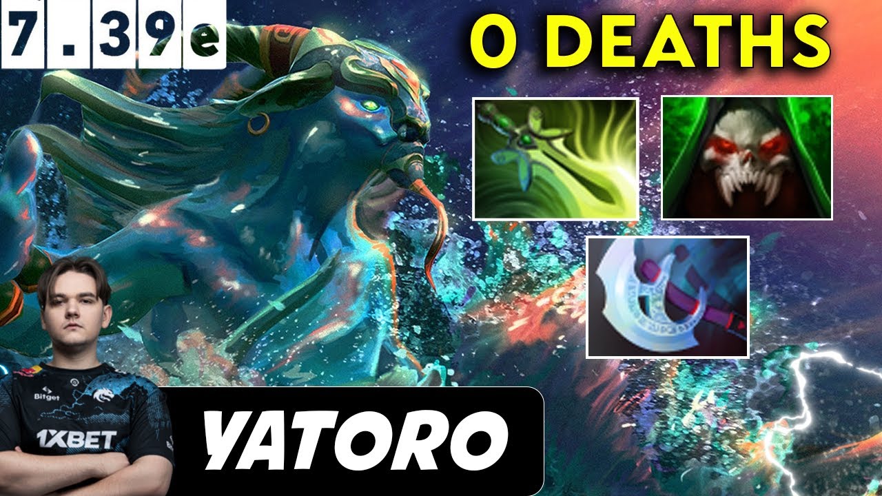 Yatoro Morphling Safelane 0 Deaths - Dota 2 Patch 7.39e Pro player Full Gameplay