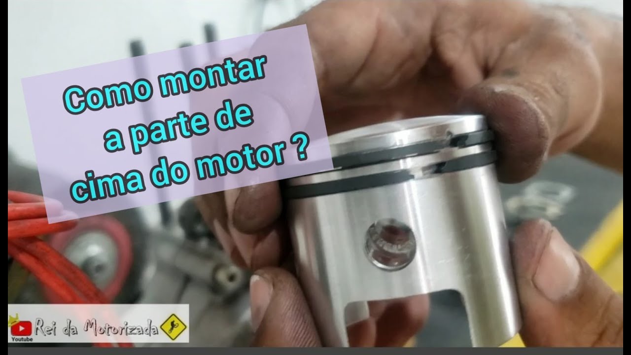 COMO MONTAR A PARTE DE CIMA DO MOTOR DA SUA MOTORIZADA