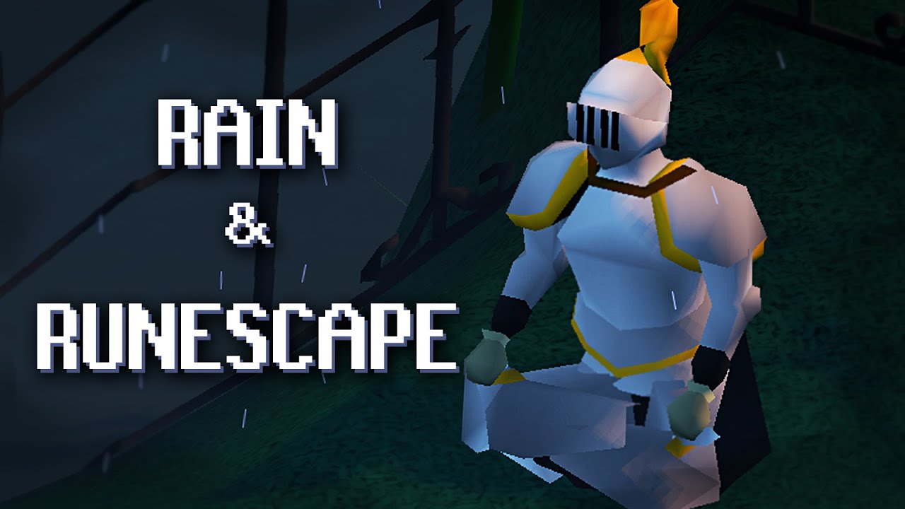 Two Hours of Relaxing Old School Runescape Music with Rain Sounds