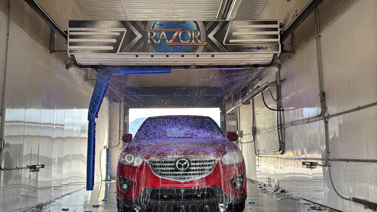 Washworld Razor в Exxon — Мейплтон, штат Юта