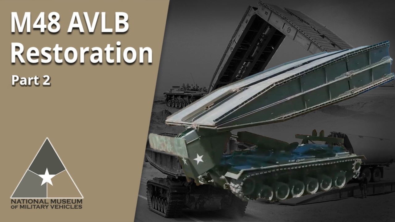 Реставрация M48 AVLB, часть 2: пескоструйная обработка, осмотр, реставрация.