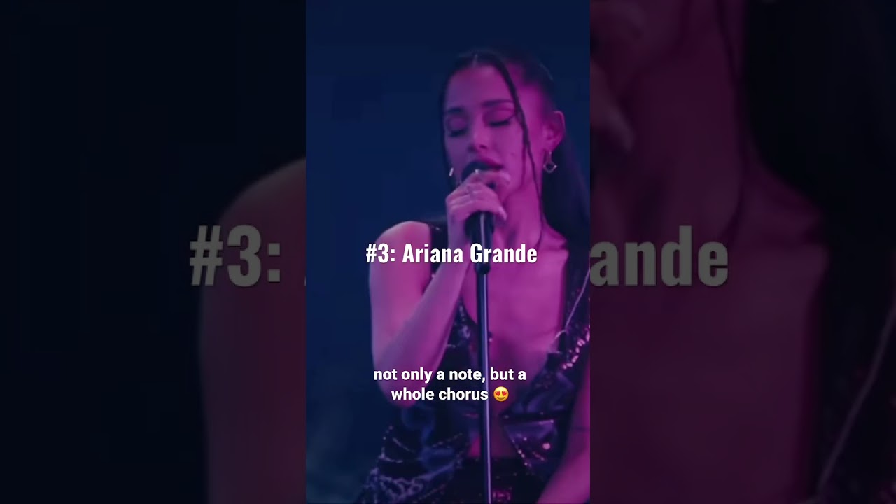 The Top 5 Best Live Whistle Notes #arianagrande #avamax #kellyclarkson #normani #mariahcarey
