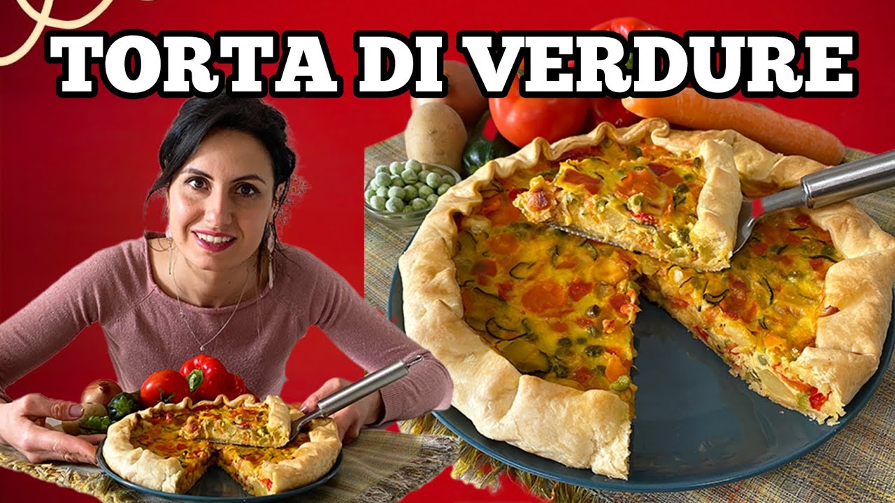 TORTA SALATA DI VERDURE 🍆 Facile, Veloce e Squisita! Ricetta Perfetta con Pasta Sfoglia