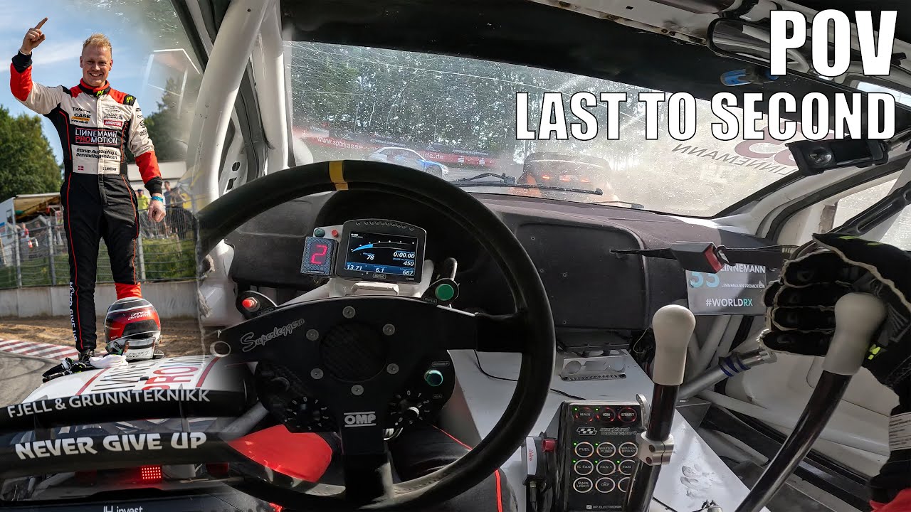 Last to Second Full 4K POV | Ulrik Linnemann RallyX Supercar PRO Final at Estering