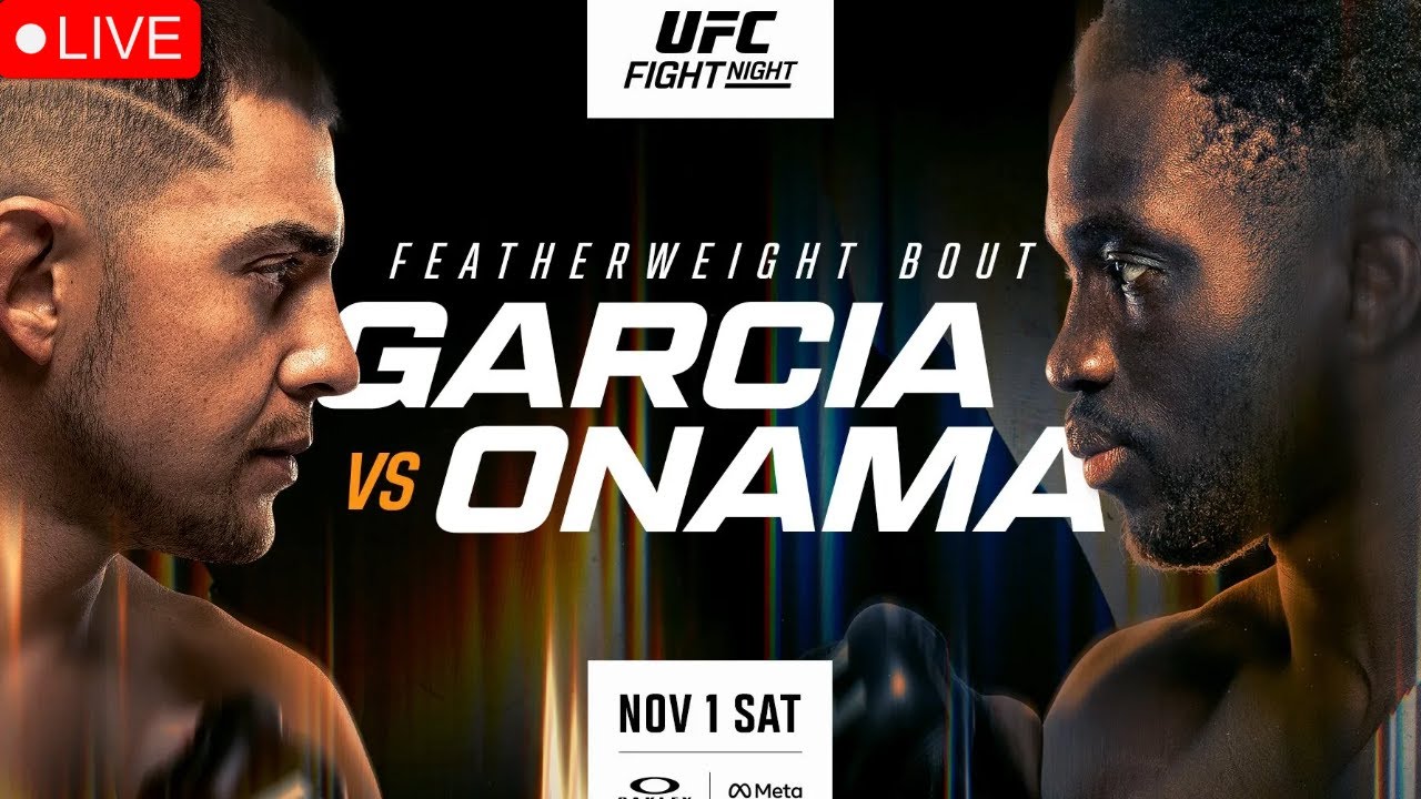 UFC Fight Night: Garcia vs. Onama Live Stream