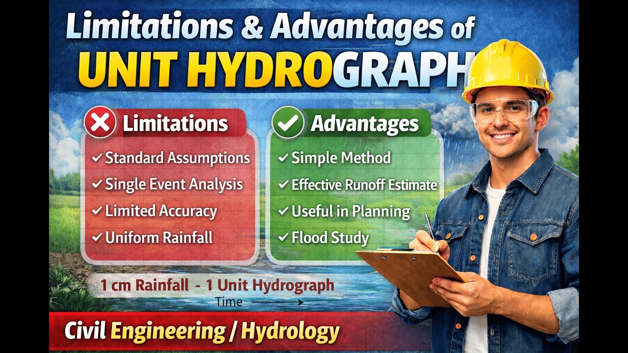 Advantages & Limitations of Unit Hydrograph | Hydrology | Civil Engineering