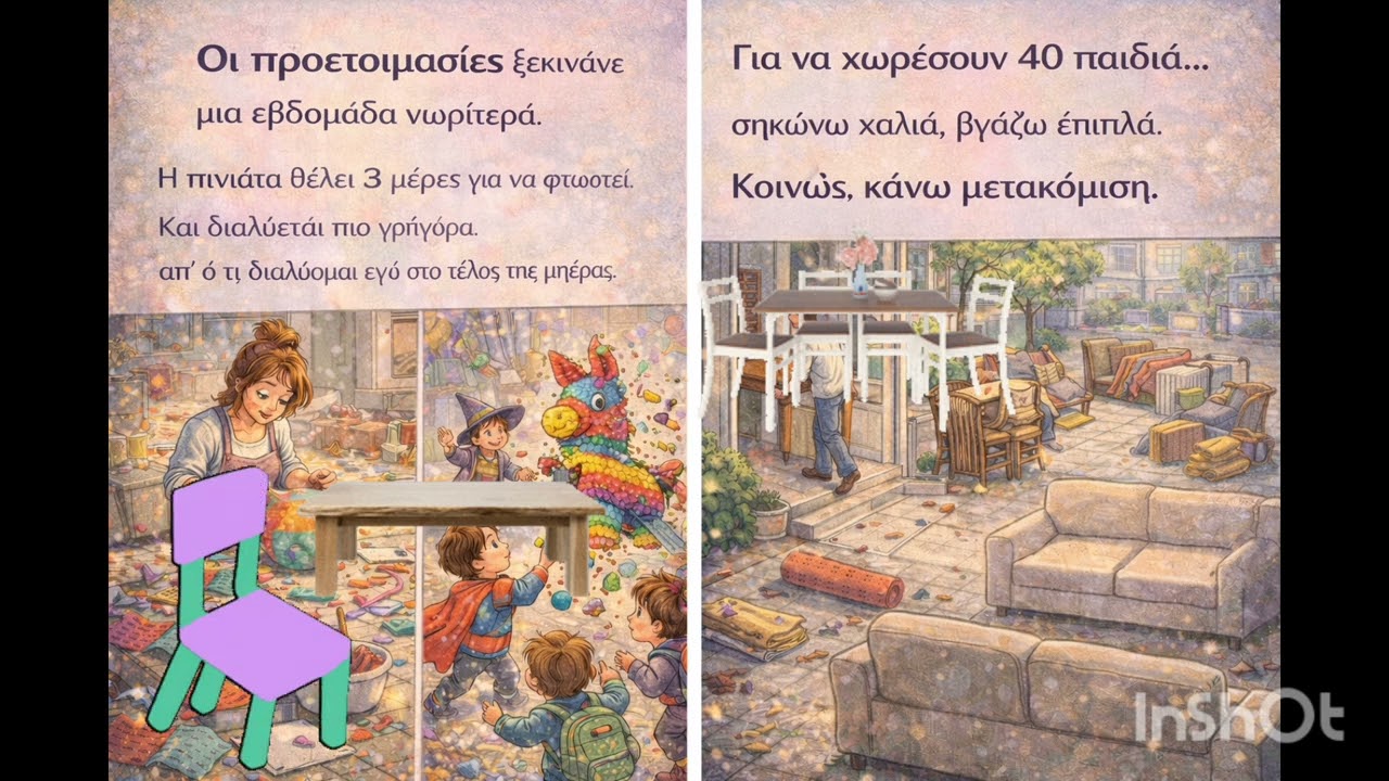 Μαμά Μία: Δίδυμα, Απόκριες & πάρτι στο σπίτι 🎉