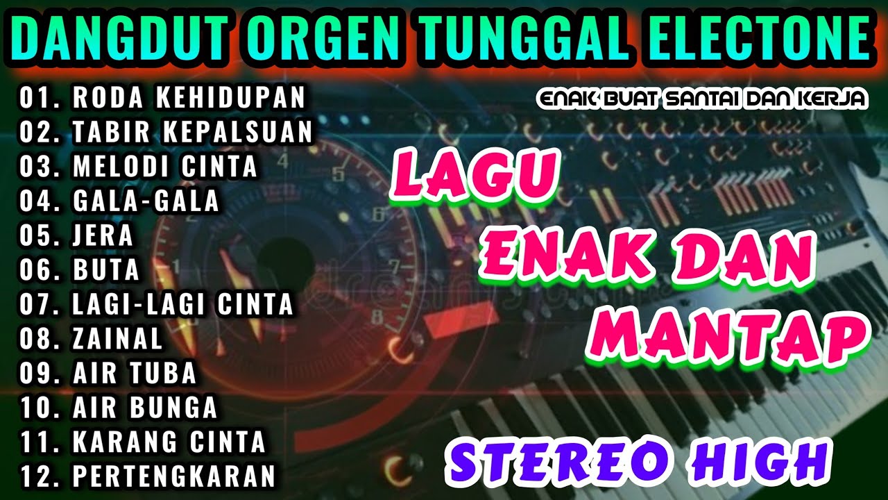 DANGDUT ORGEN TUNGGAL TEMBANG LAWAS   TERLARIS-RODA KEHIDUPAN-TABI4R KEPALSUAN| ALBUM RHOMA IRAMA
