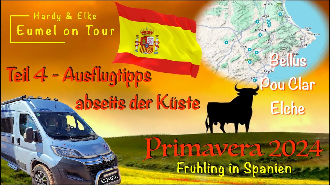 Primavera 2024  Ausflugstipps abseits der Küste: Bellús, Pou Clar und Elche