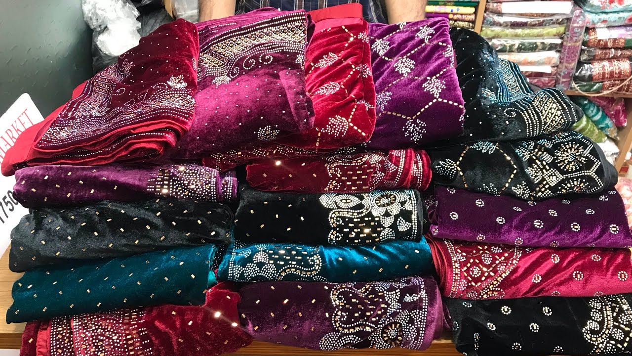 Zari and stonework luxury velvet shawl collectionin dhamaka offer || winter shawl collection 2023