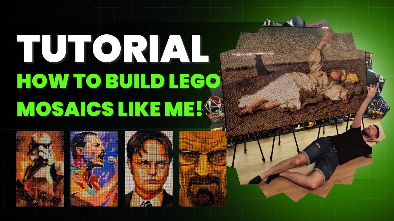How to build LEGO mosaics like me? I’ll show you!