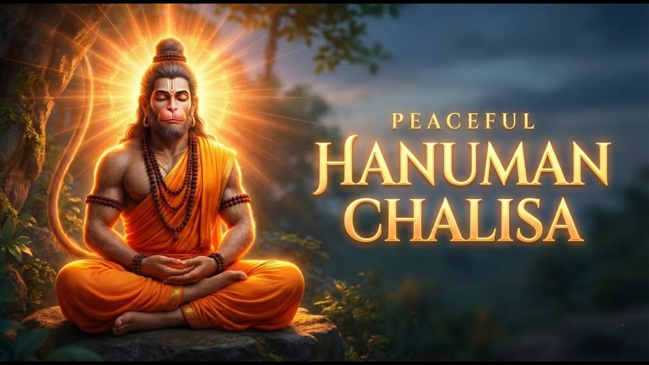 Peaceful HANUMAN CHALISA  🕉️ | हनुमान चालीसा |Calming Morning Mantra | Swar Setu Music