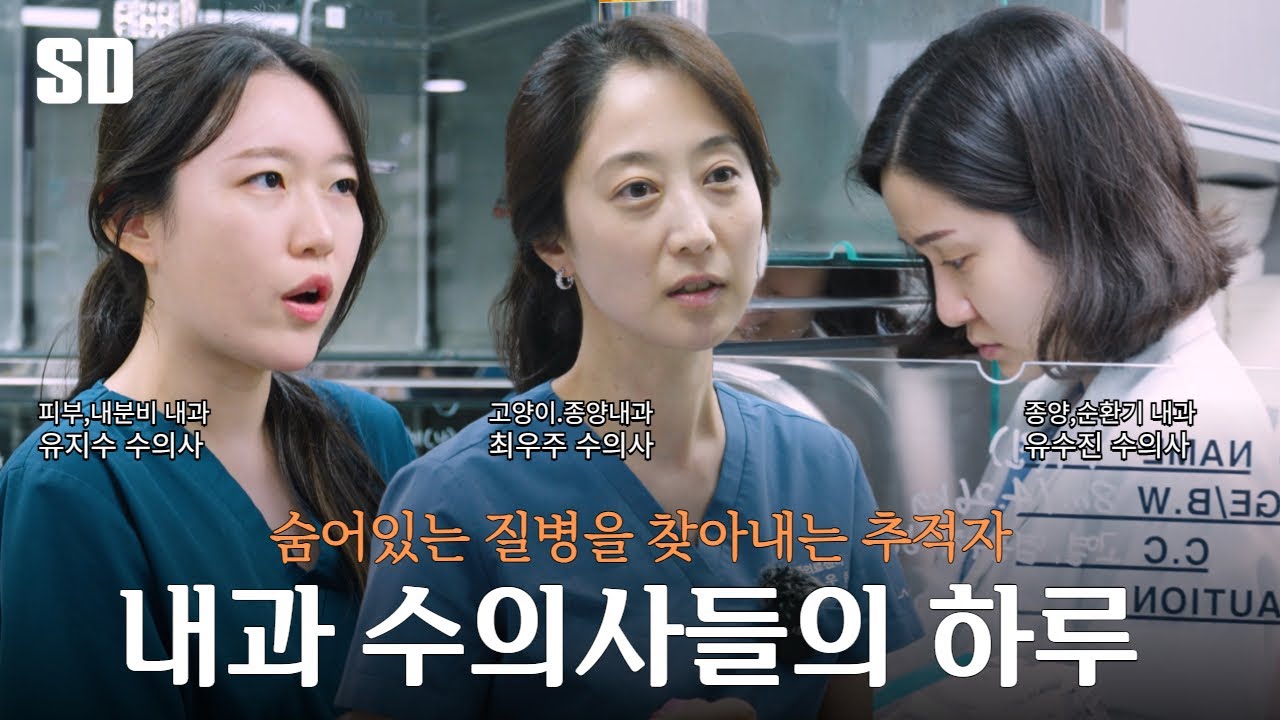 숨어있는 질병을 찾아내는 추적자! 내과 수의사들의 일상 ㅣ #sd동물의료센터