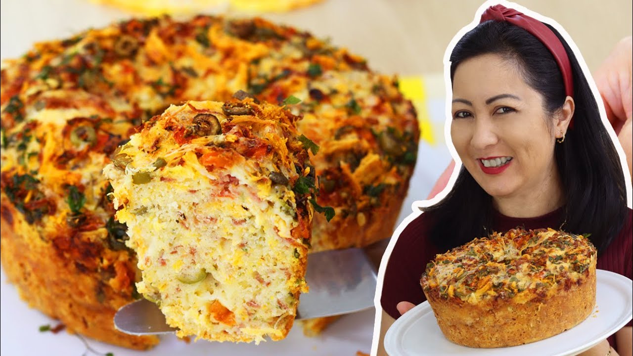 LANCHE MAIS FÁCIL QUE VOCÊ JÁ VIU - MISTUROU TUDO TÁ PRONTO - BOLO SALGADO IRRESISTÍVEL–Dika da Naka