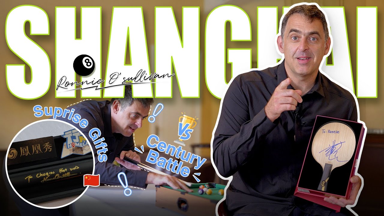 FIRST Mini Snooker with Ronnie O’Sullivan — Sharing Life Stories at 50