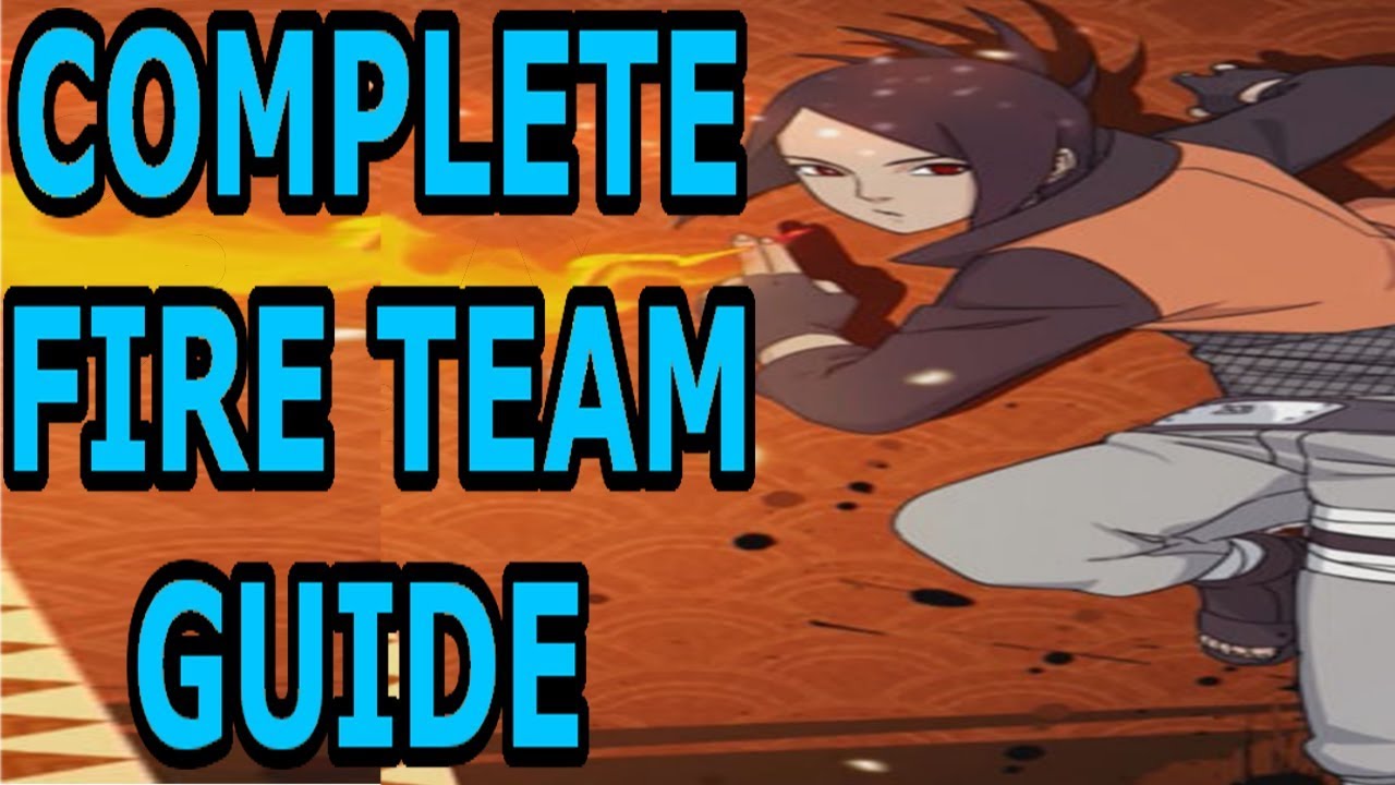 COMPLETE NARUTO ONLINE FIRE MAIN TEAM GUIDE