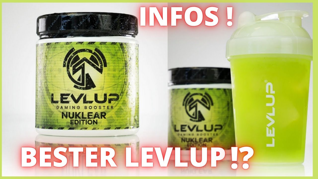 NUKLEAR Edition LevlUp Geschmackstest + Review !  | Bester LevlUp ? | Gaming Booster LevlUP TEST |