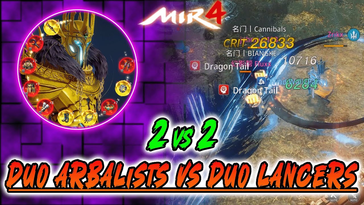 1v2? Nope, It&rsquo;s 2v2... I Brought my Sidekick | SP TIME | MIR4 Lancer PvP