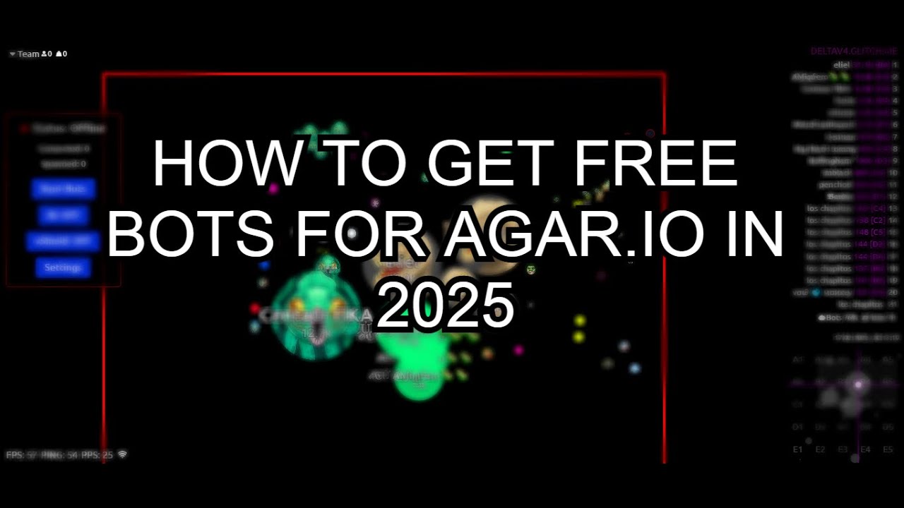 HOW TO GET FREE BOTS FOR AGAR.IO IN 2025