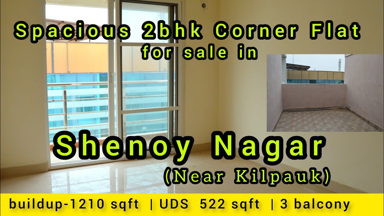 spacious 2bhk corner flat for sale in Shenoy nagar (Amnjakarai)