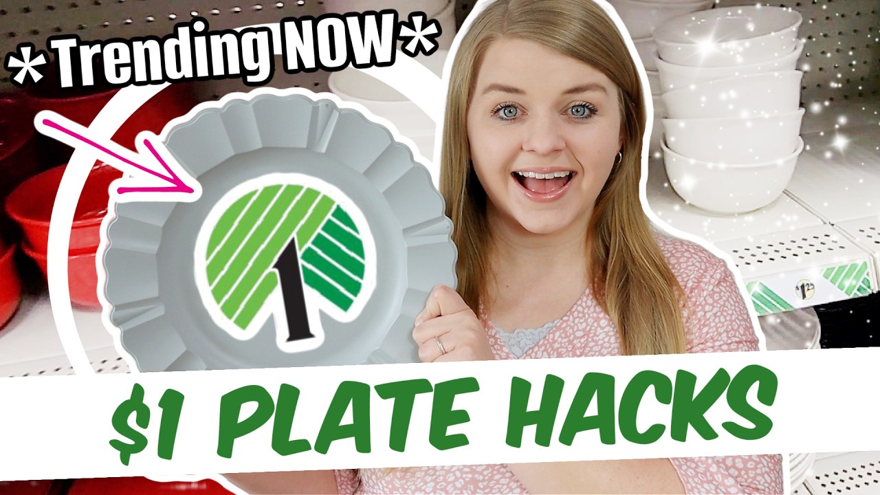 🤯 NEW Dollar Tree Charger Plate HACKS & DIYS for Brilliant Decor Ideas!