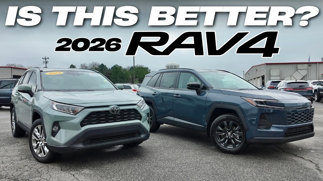 Toyota Rav4 6-го и 5-го поколений 2026 года — вы не поверите, насколько они отличаются!