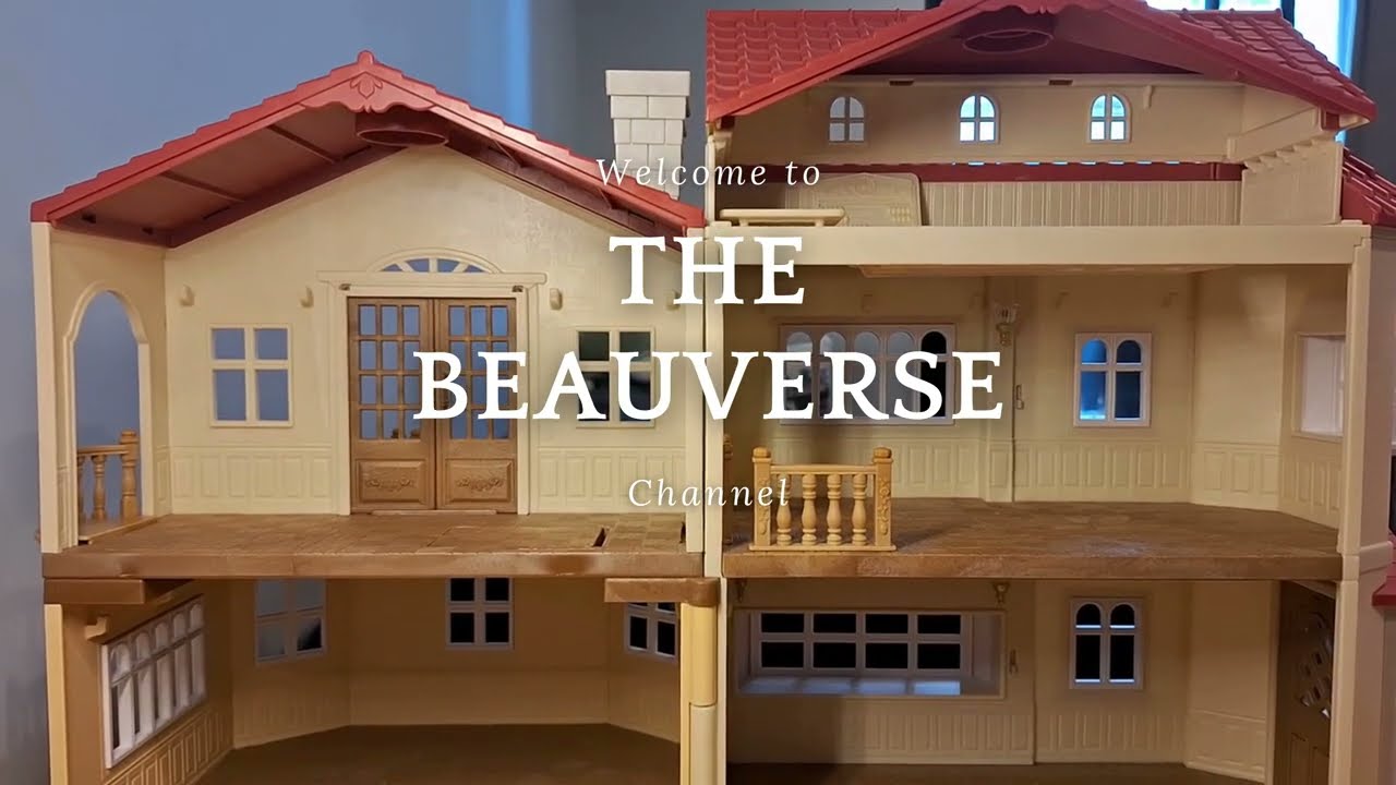 Sylvanian Families set up furniture for red rood country home | Calico Critters