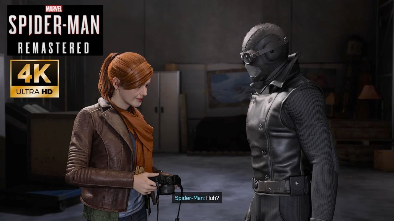 Spider-Man Saves MJ from The Demons w/ Noir Suit - Marvel's Spider-Man Remastered (4K 60fps)