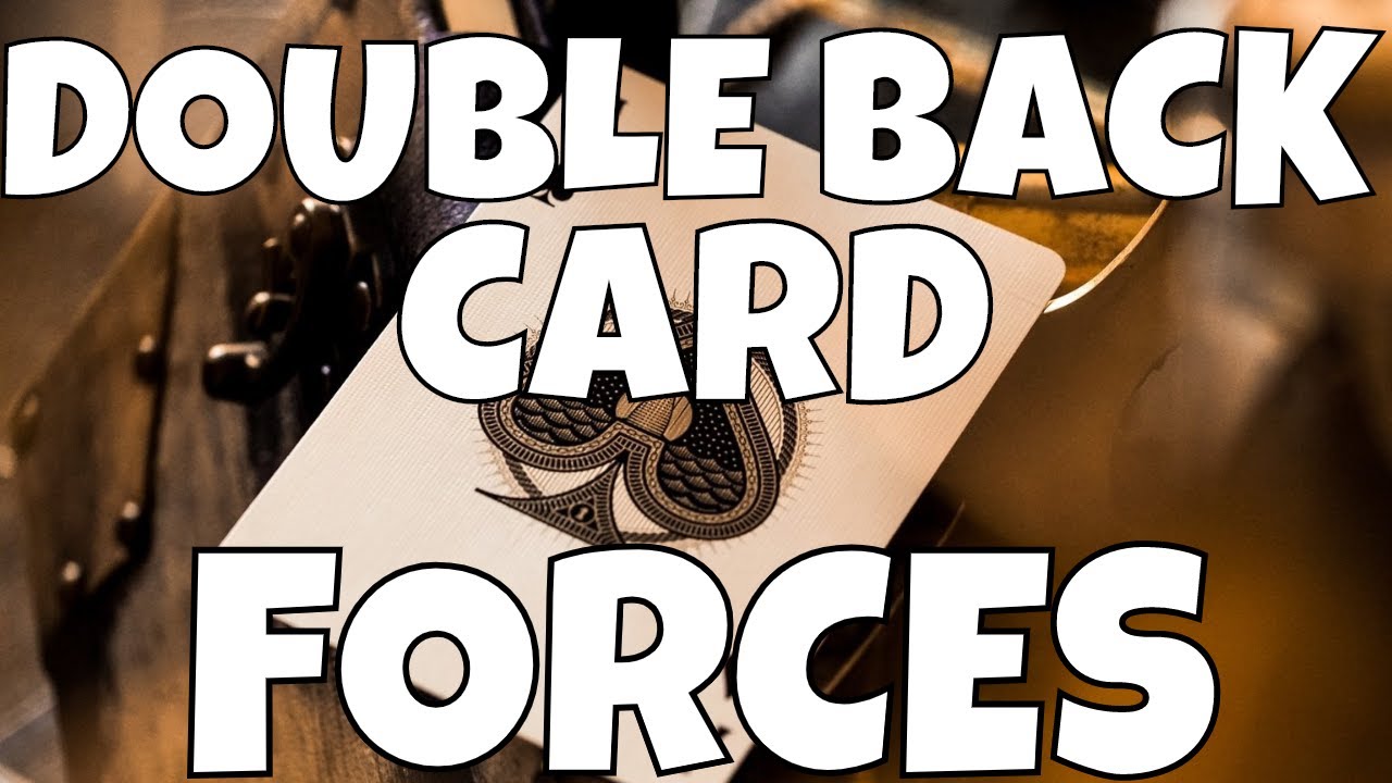 Two AMAZING Card Forces using a DOUBLE-BACK Card!!
