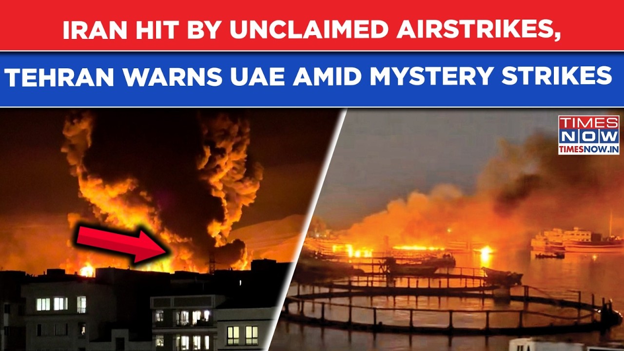 Iran Hit By Unclaimed Airstrikes After US Ends Attacks? Tehran Warns UAE Amid Mystery Strikes