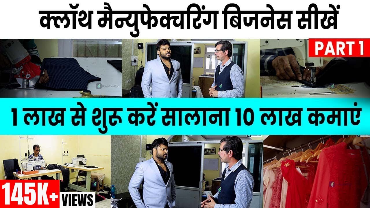 How to Start a Clothing Manufacturing Business? | Part 1