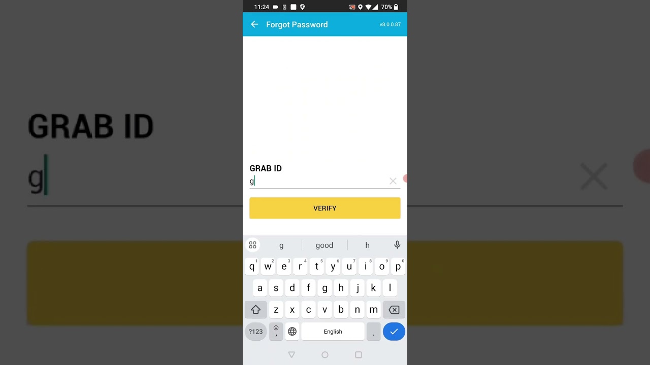 User permission prompt requesting the Grab App to access call logs for verification purposes.