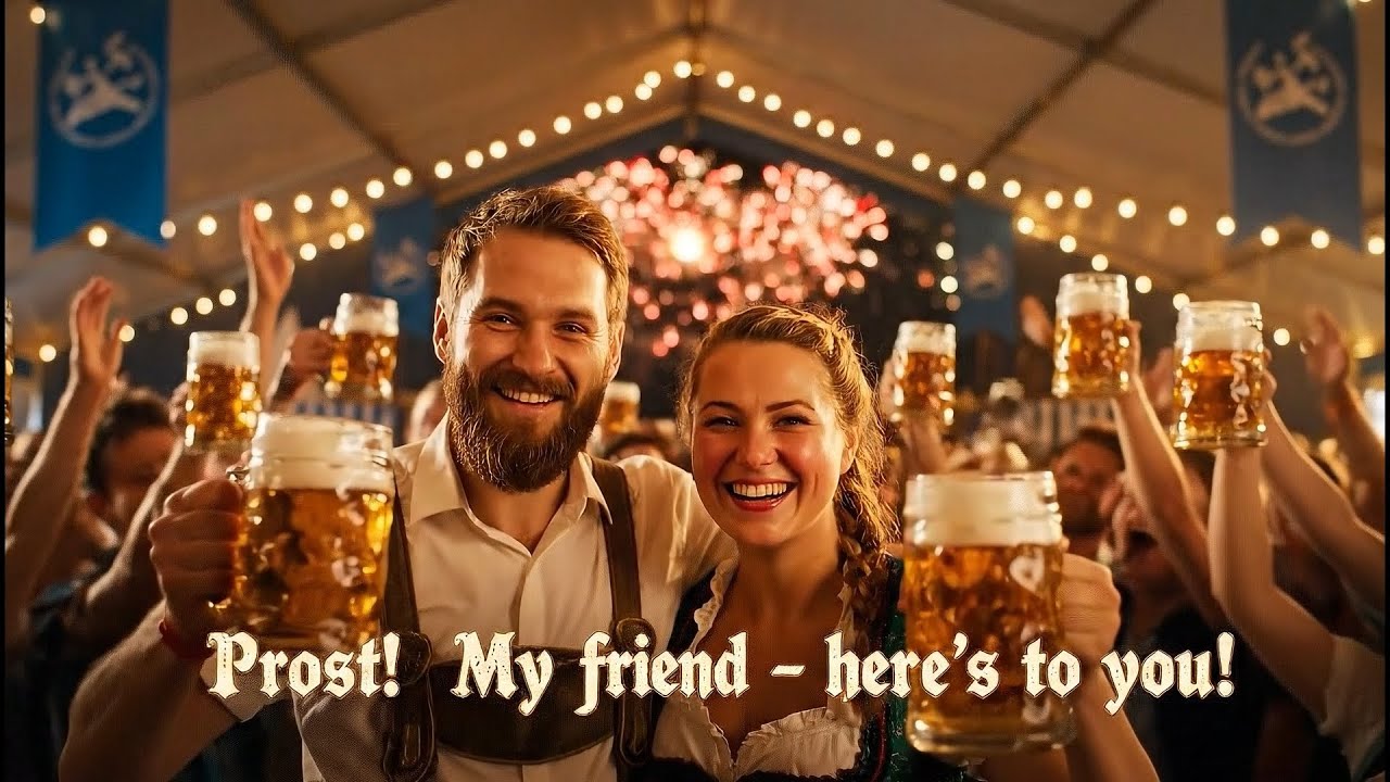 Oktoberfest Party in Munich 🍺🎶 Beer, Songs & Fun