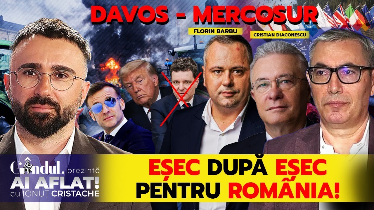Doru Bușcu, Florin Barbu - MERCOSUR îngroapă sau salvează agricultura europeană? Cu Ionuț Cristache