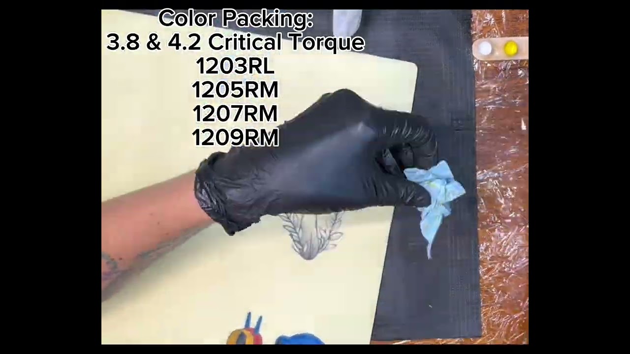 Tattooing my Froggy Mushroom with 3.8 & 4.2 Critical Torque #colortattoos #ink #tattoo 
