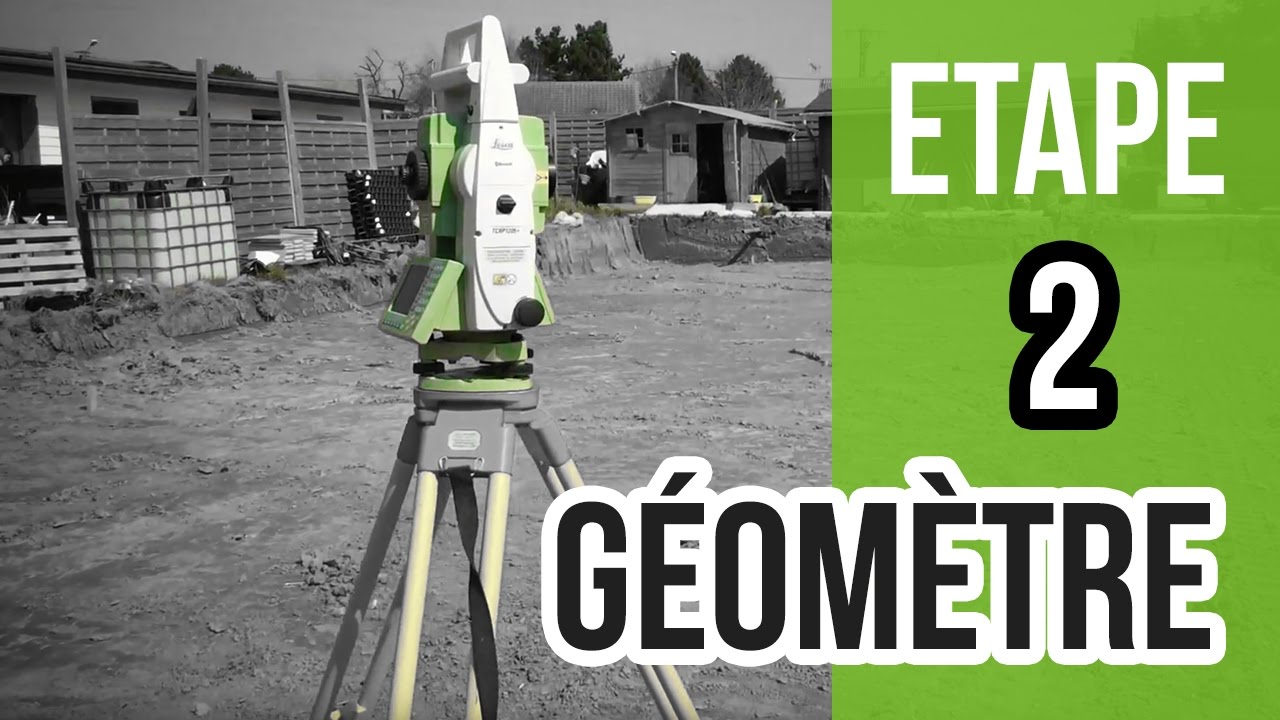 Construire, que fais le géomètre ? - étape 2