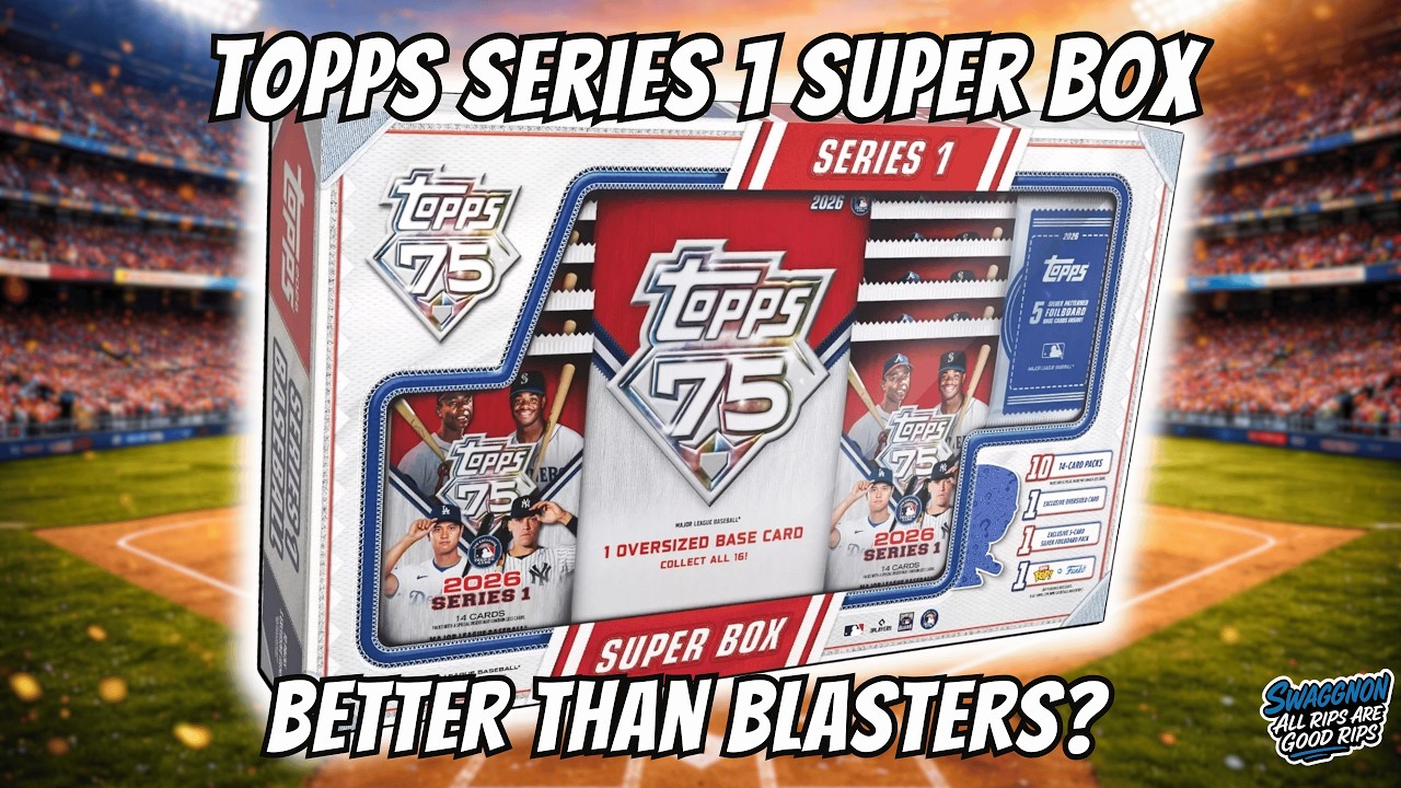 Распаковка коллекционной коробки Topps Series 1 2026 года | Лучше ли она, чем Blasters?