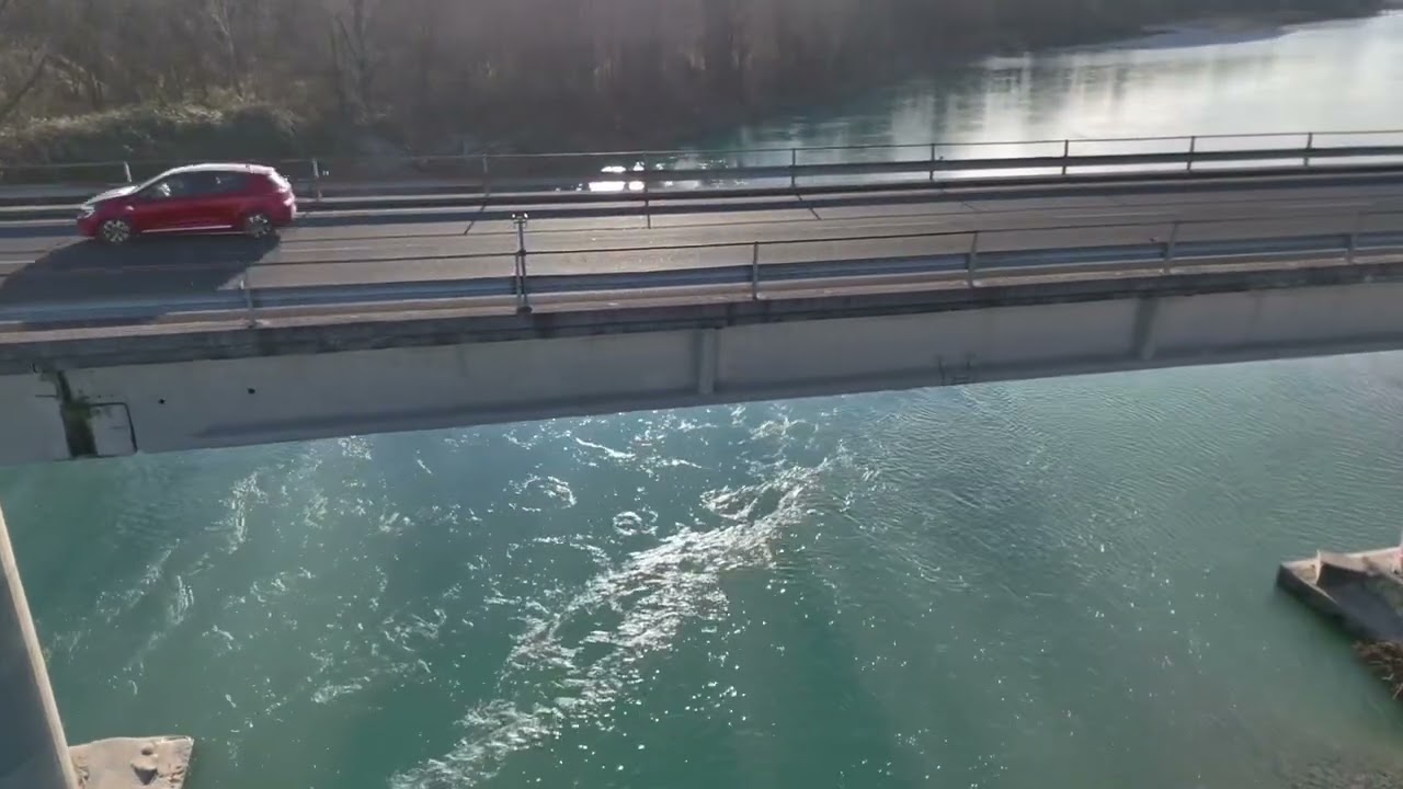 DJI MINI 4 PRO. SUL FIUME ISONZO