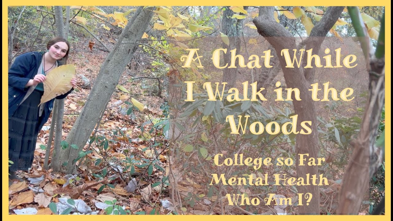 A Chat While I Walk in the Woods / college, mental health, identity