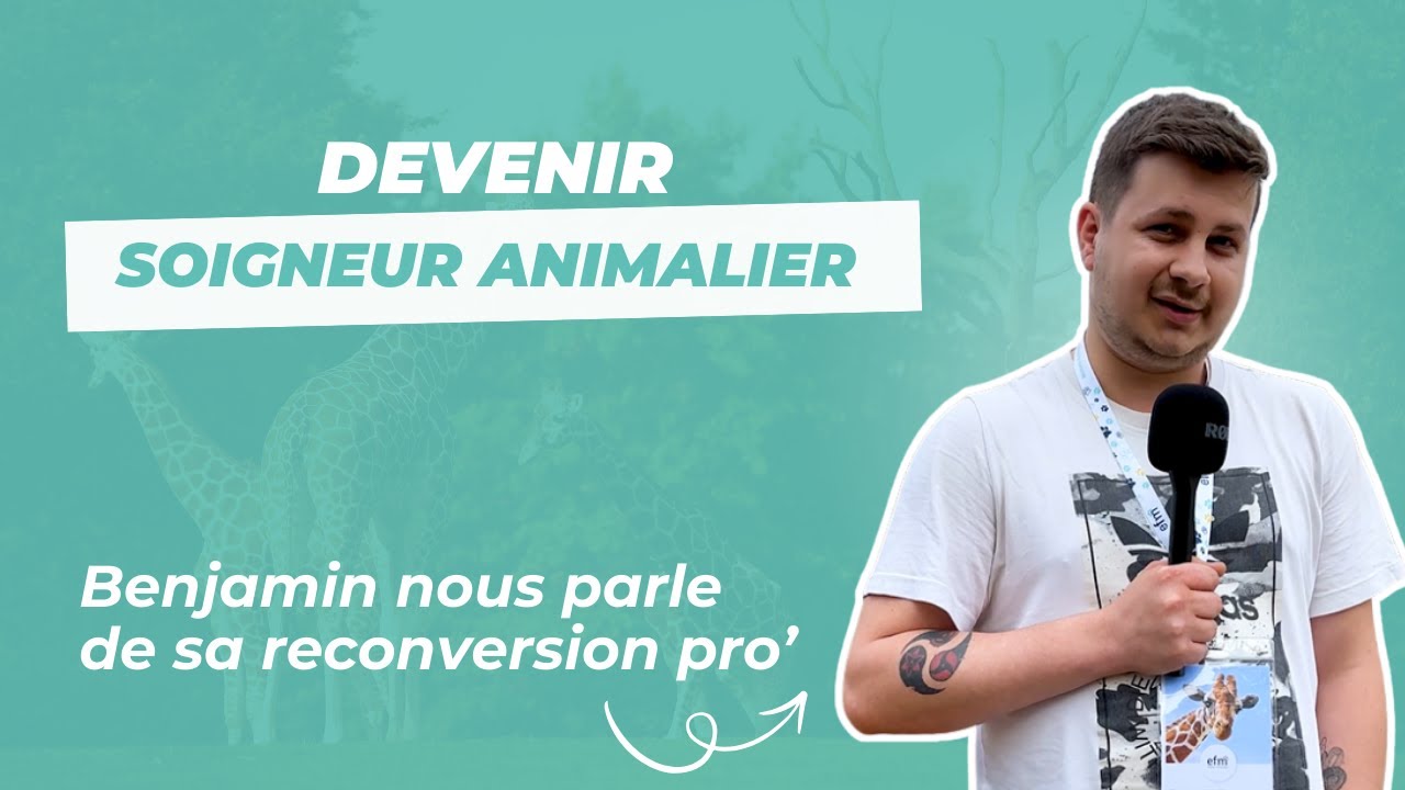 Devenir soigneur animalier : la reconversion pro de Benjamin !