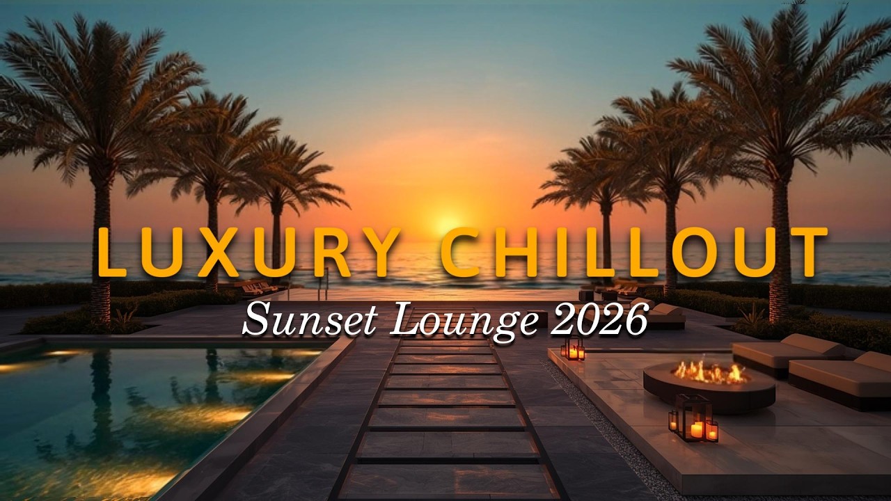 Luxury Sunset Beach Chillout Lounge 🌅 Relaxing Ambient Music for Deep Calm